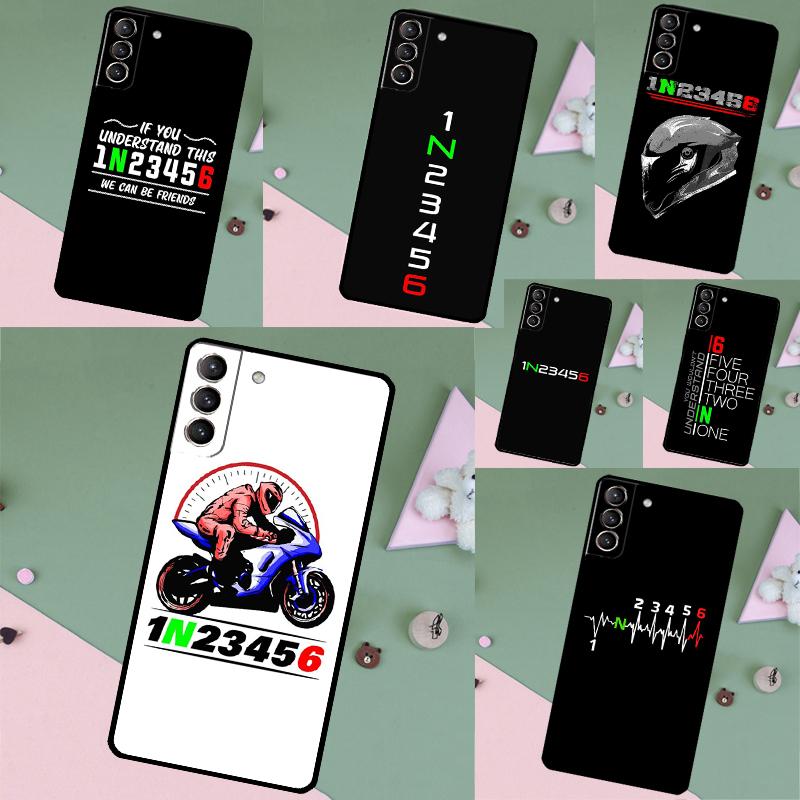 1N23456 Motorcycle Phone Case For Samsung Galaxy S24 S25 Ultra S9 S10 S20 S21 S22 S23 Plus S24 FE Cover Shell