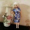 Традиционная кукла Cheongsam в китайском стиле, кукла, юбка, аксессуары для куклы, одежда для куклы, кукла 1/6