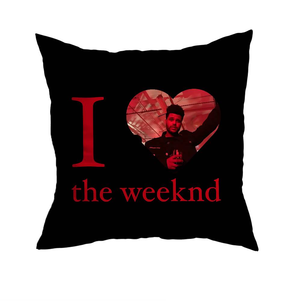 The Weeknd XO Наволочка Антипылевой клещ Наволочка Невидимая молния Шелковистый короткий плюш Чехол для диванной подушки