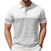 New Men'S Polo Shirt Made Of Pure Cotton With Dropped Shoulders High-Quality Loose Fit For Fitness Versatile For Daily Exercise Short Sleeved Casual