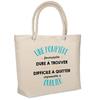 Sac De Plage - PLANETEE - Une Pompière Formidable - Coton Imprimé En France - Isotherme - Grande Contenance
