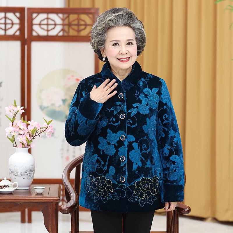 Женские зимние куртки с хлопковой подкладкой для пожилых матерей (Возраст 70-80 лет)