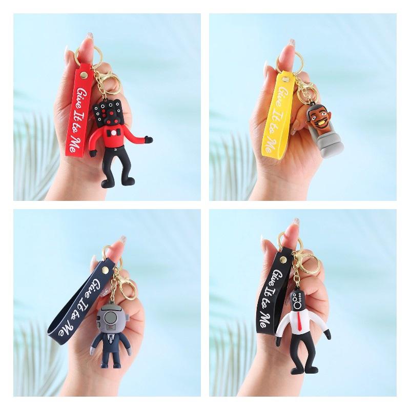Cartoon Music Guy Keychain Perfect For Business/advertising/conference Gifts Pvc Soft Gel Material