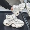 Мужские модные высококачественные белые кроссовки Dad — дышащие, универсальные, повседневные кроссовки с толстой подошвой