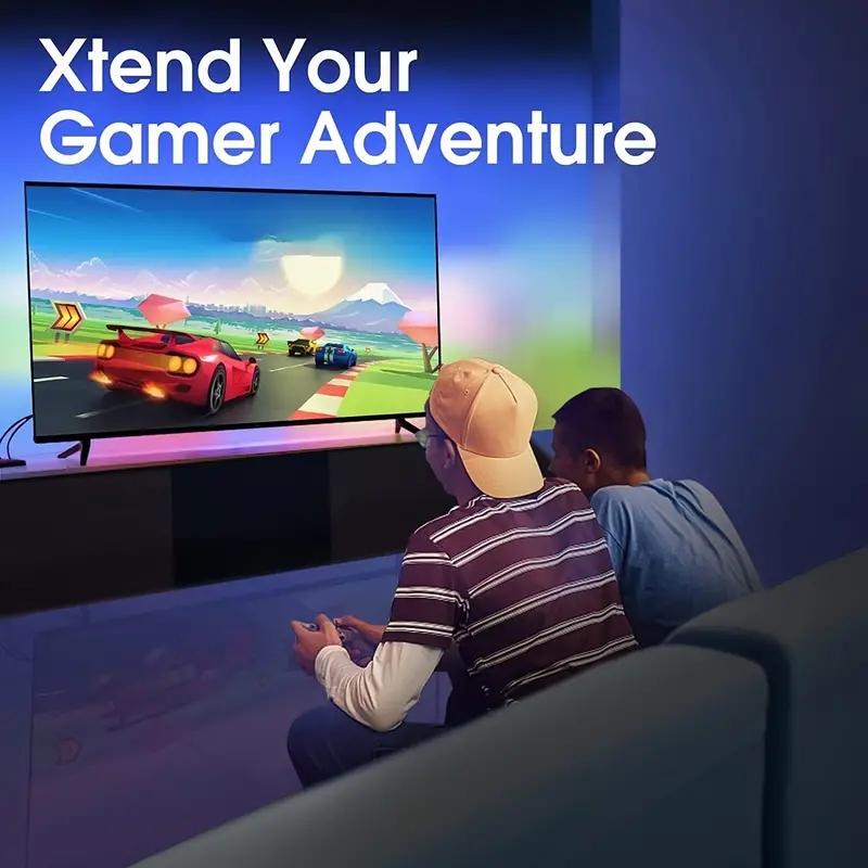 RGBIC LED TV Backlight Strip with Camera App Control Music Sync Smart Lights for Gaming Room 55-75inch Ambient Lighting