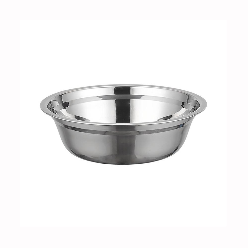New Round Stainless Steel Bowls Thicken Multiple Sizes Prep Bowls Vegetable Bowl