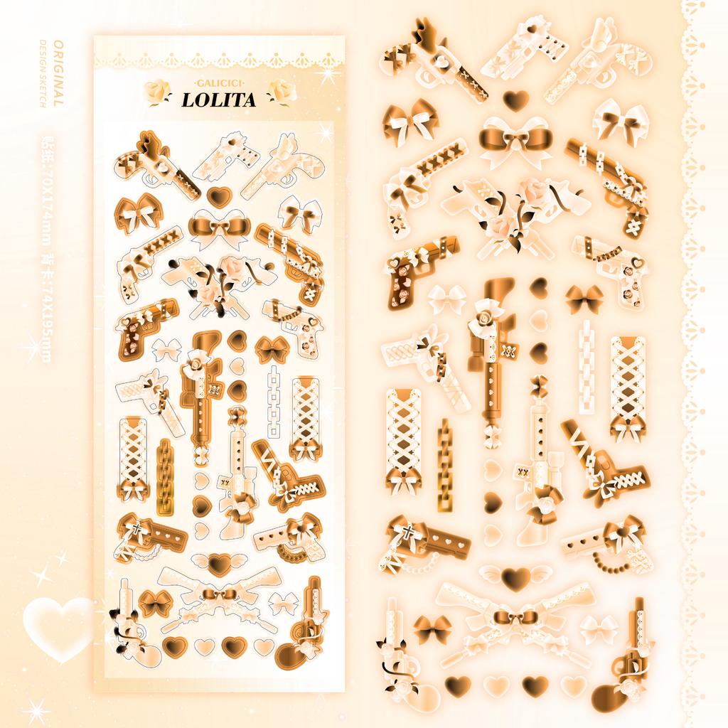 Stickers DIY Decorative Materials Stickers Dark Series Stickers