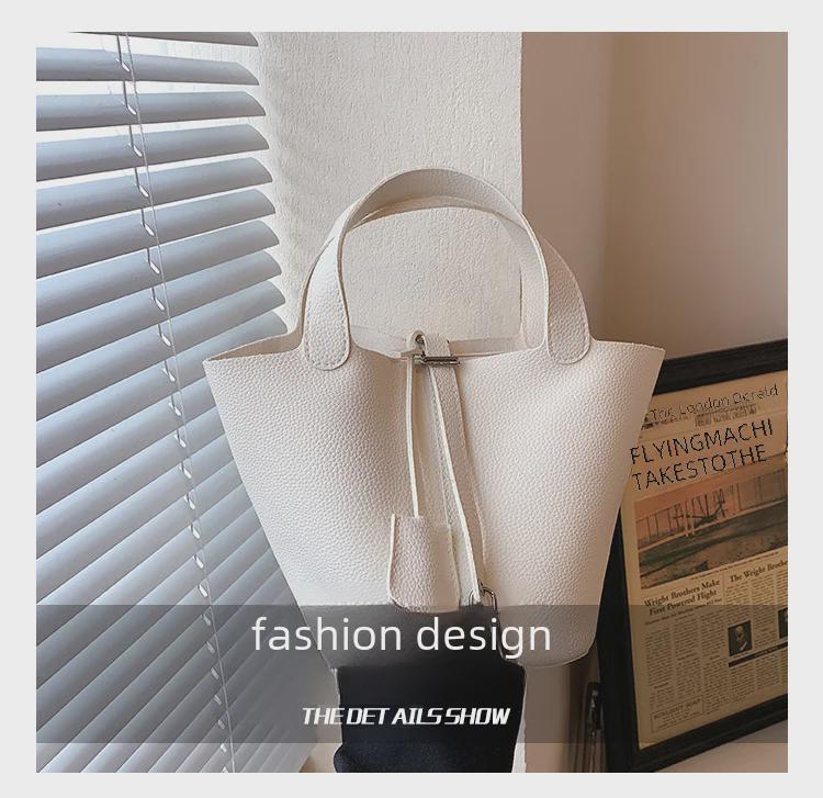 Модная женская сумка-корзина и ведро 2023 года в стиле ретро: Нишевая, элитная, простая дизайнерская сумочка