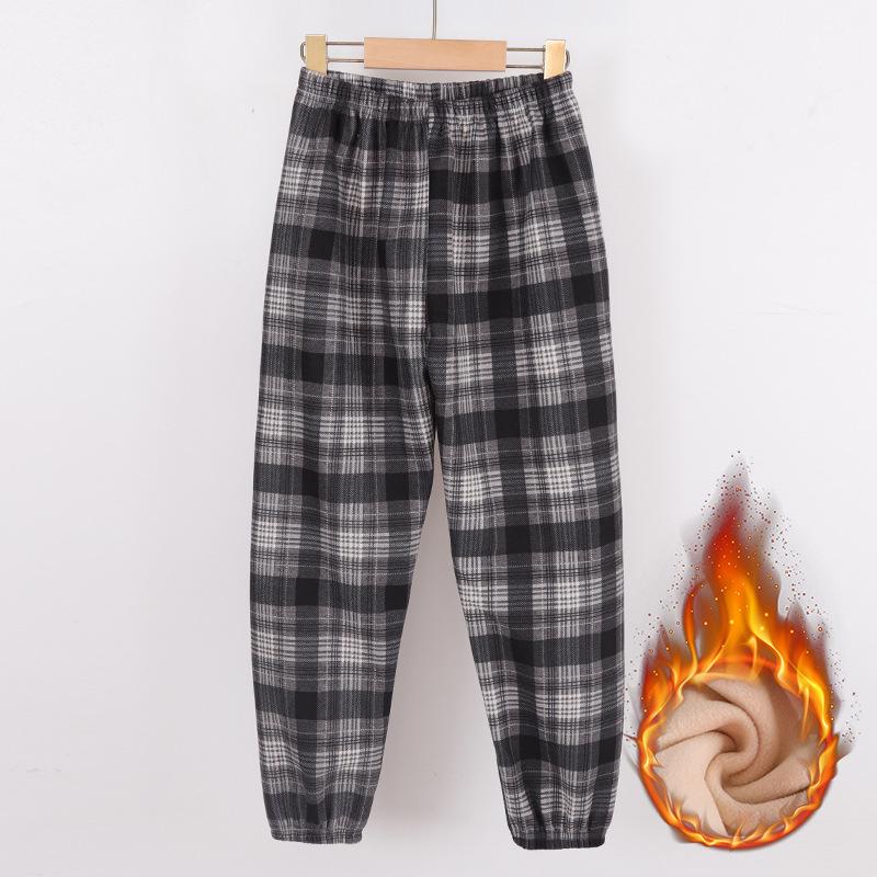 Children's Thick Plush Sweatpants - Warm Autumn/Winter Casual Loose Fit for Boys and Girls