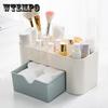 Женский полипропиленовый органайзер для макияжа, коробка для хранения кистей для макияжа с ящиком, футляр для хранения ватных палочек