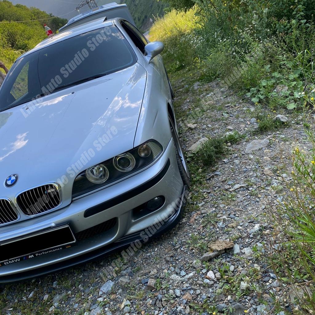 3 шт. Лип-спойлер переднего бампера стиля H для BMW E39 5 серии M5 M-пакет 1996-2003 MP Бамперы Седан Универсал Глянцевая покраска