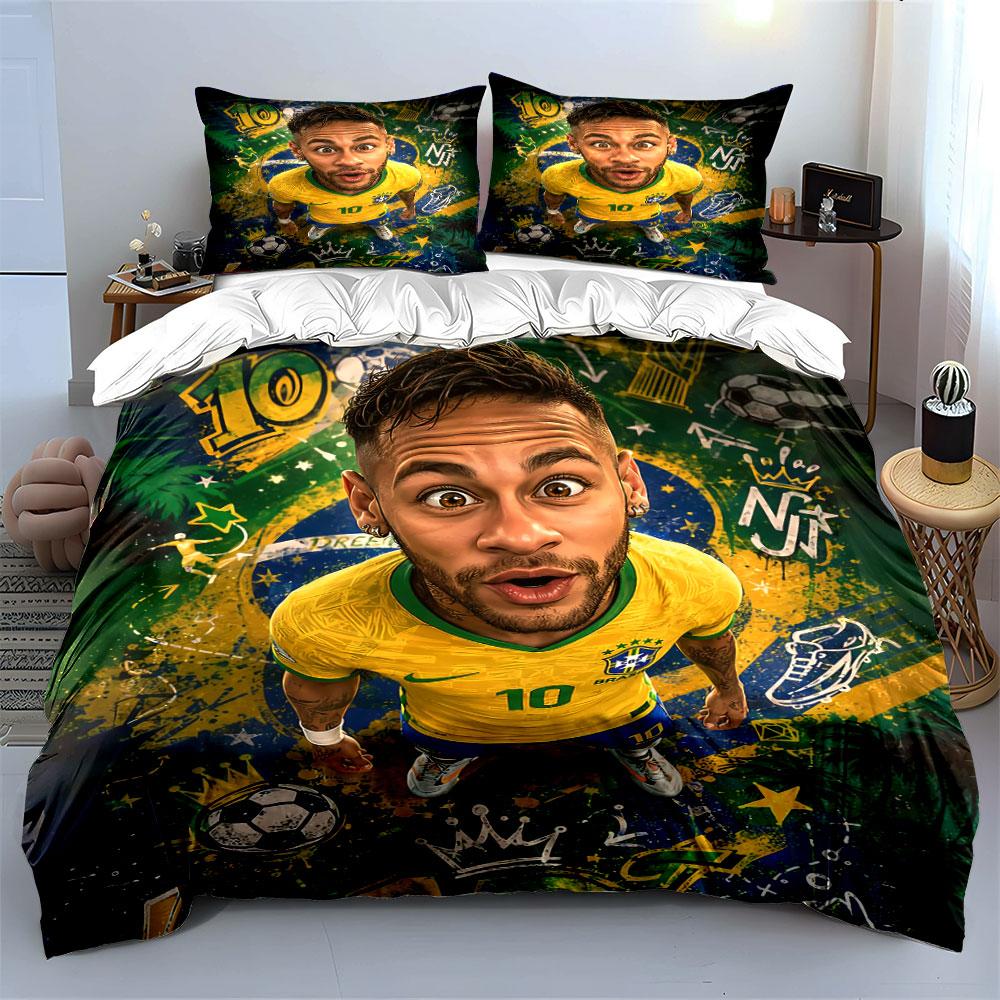 Soccer Star Bedding Set Bedding Duvet Cover Set Duvet Cover Pillowcases (1 * Duvet Cover 2 * Pillowcases, without duvet insert)