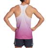 Adidas Reflective Logo Crew Neck Running Tank Top Men Tops Purple HK9512