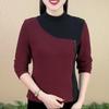 Женский флисовый топ с полувысоким воротником и длинными рукавами для зимнего тепла