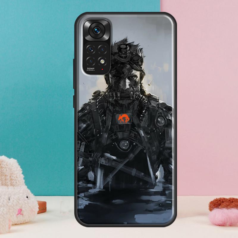 Металлический чехол Metal Gear Solid для Xiaomi Redmi Note 12 11 10 9 8 Pro 9S 10S 11S 12S Redmi 12C 9A 9C 10A 10C Чехол