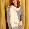 DAMAGE MNEMONIC 100% Wool Ivory Muffler