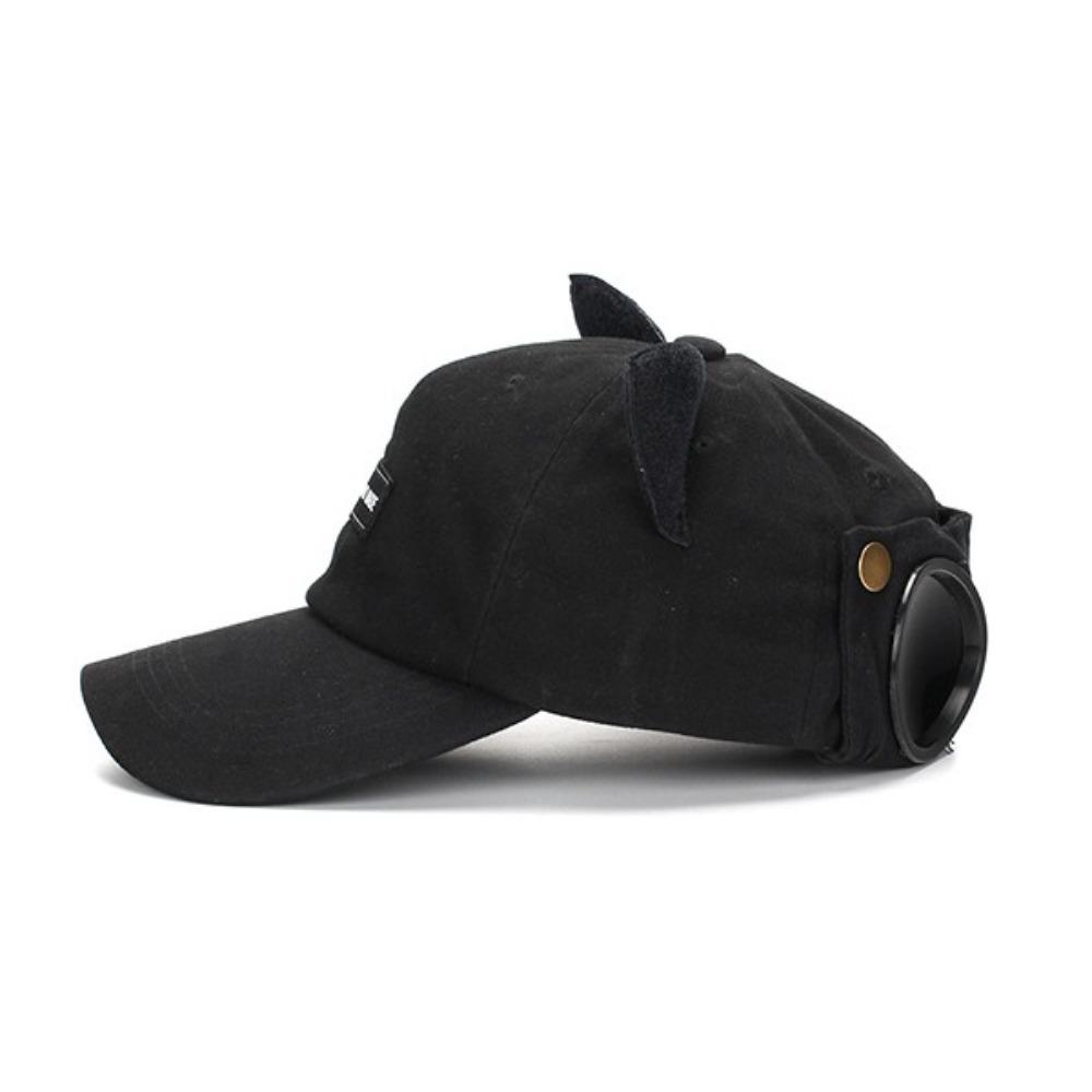 Очки-авиаторы Кепка с козырьком Шапки для женщин Носить наизнанку Хип-хоп Солнцезащитная шляпа Унисекс Для улицы