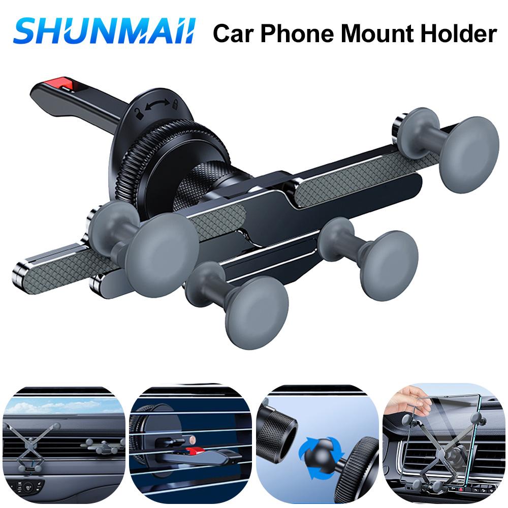 Автомобильный держатель для телефона с большим экраном, специальная гравитационная подставка для воздуховода, регулируемый кронштейн для сотового телефона/складного телефона/планшета