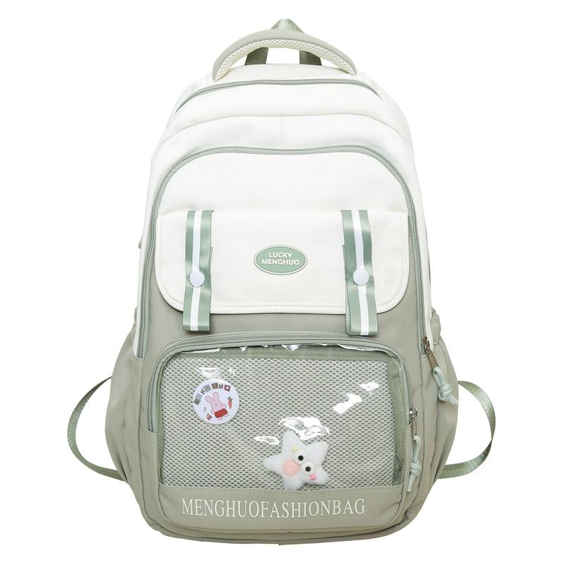 Рюкзак для студентов колледжа, школьный рюкзак для женщин, учащихся старших классов средней школы, большой вместительный дорожный рюкзак