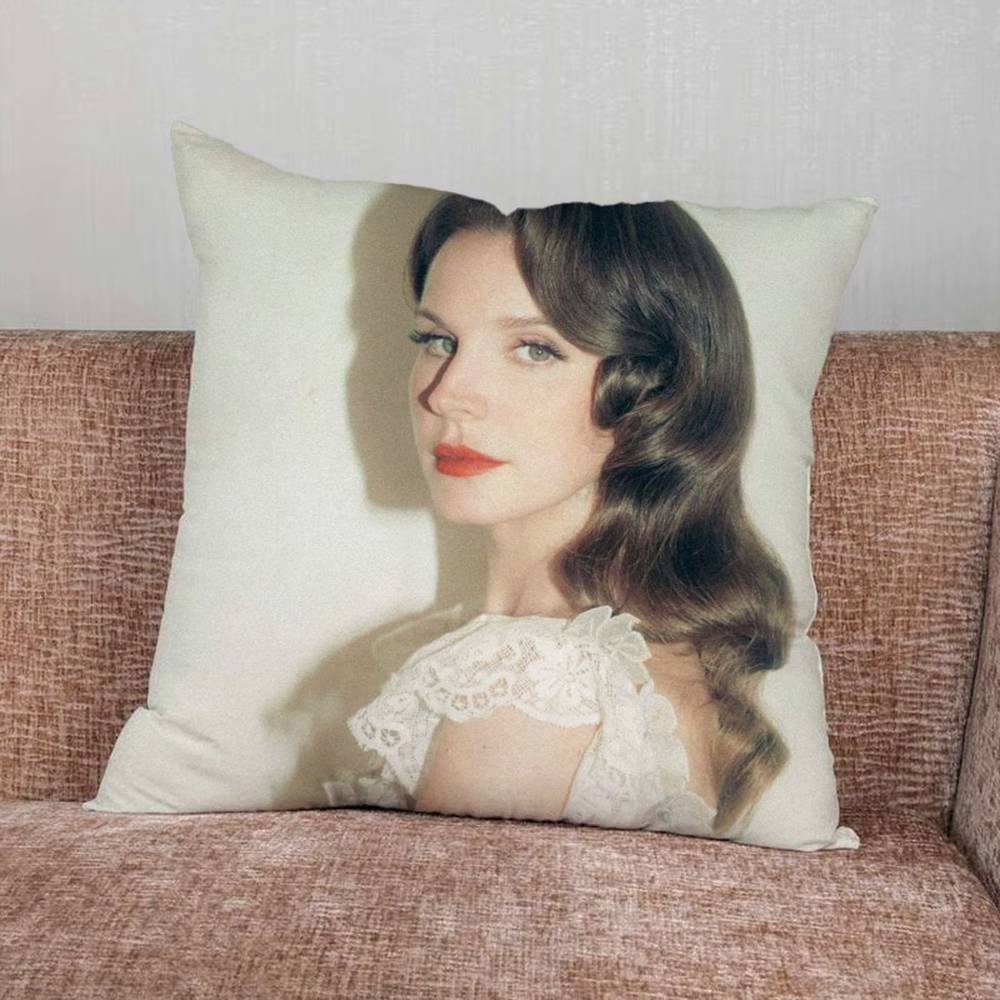 LLana Singer DDel Rey Pillow Case For Home Bedroom Car Office Decoration Living Room Sofa Cushion Cover Suitable