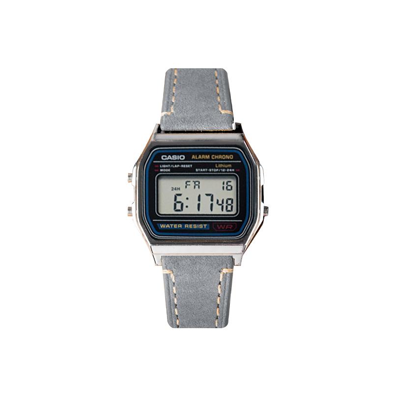 Casio Унисекс серые часы A158WA-1(Watch8--)