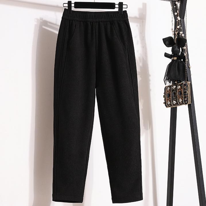 Dimanaf Осень-зима Большие размеры Женская одежда шаровары брюки большого размера Длинные брюки с эластичной талией Винтаж Повседневная женская свободная одежда 2025