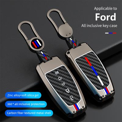 Чехол-накладка для автомобильного пульта ключа для Ford Edge Fusion Mustang Explorer F150 F250 F350 Ecosport Защитный держатель Бесключевой доступ