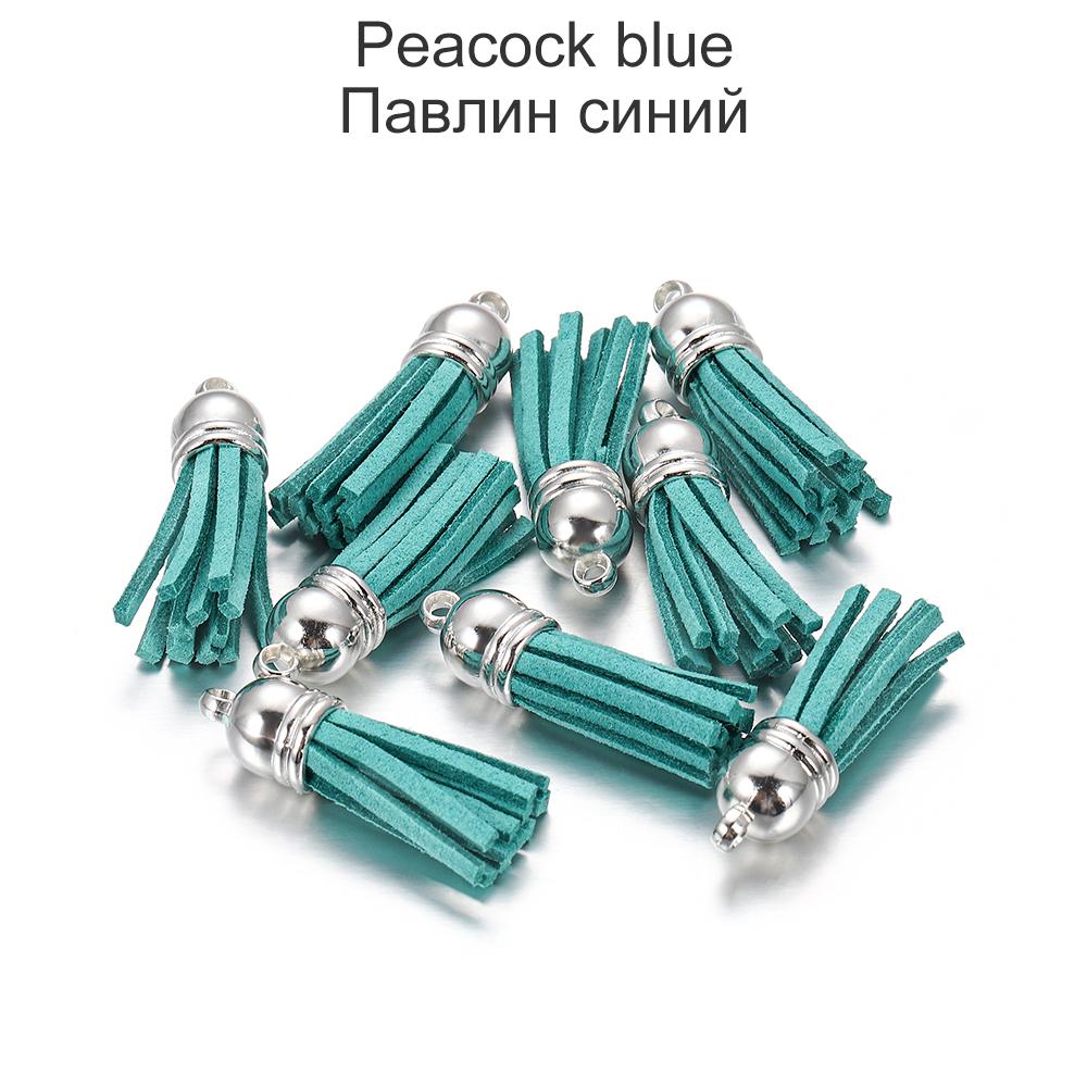 20pcs/lot 38mm Tassel Vintage Leather Tassels Fringe for Purl Macrame Pendant For DIY Jewelry Making Supplies Accessories