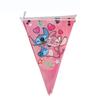 Best-Selling Pink Stitch Birthday Party Tableware Set: Paper Plates, Cups, and Tablecloth.