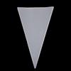 100X Clear Cone Shape Cellophane Bags Candy Popcorn Flower Packing Bag Wedding