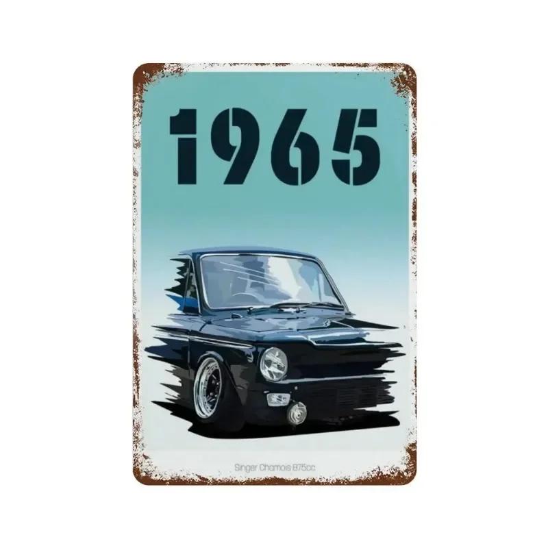 Металлический постер 80-е GTI Спортивный классический автомобиль Ретро Металлическая жестяная табличка Постер для бара Клуба Стены Дома Винтажная настенная тарелка Подвеска