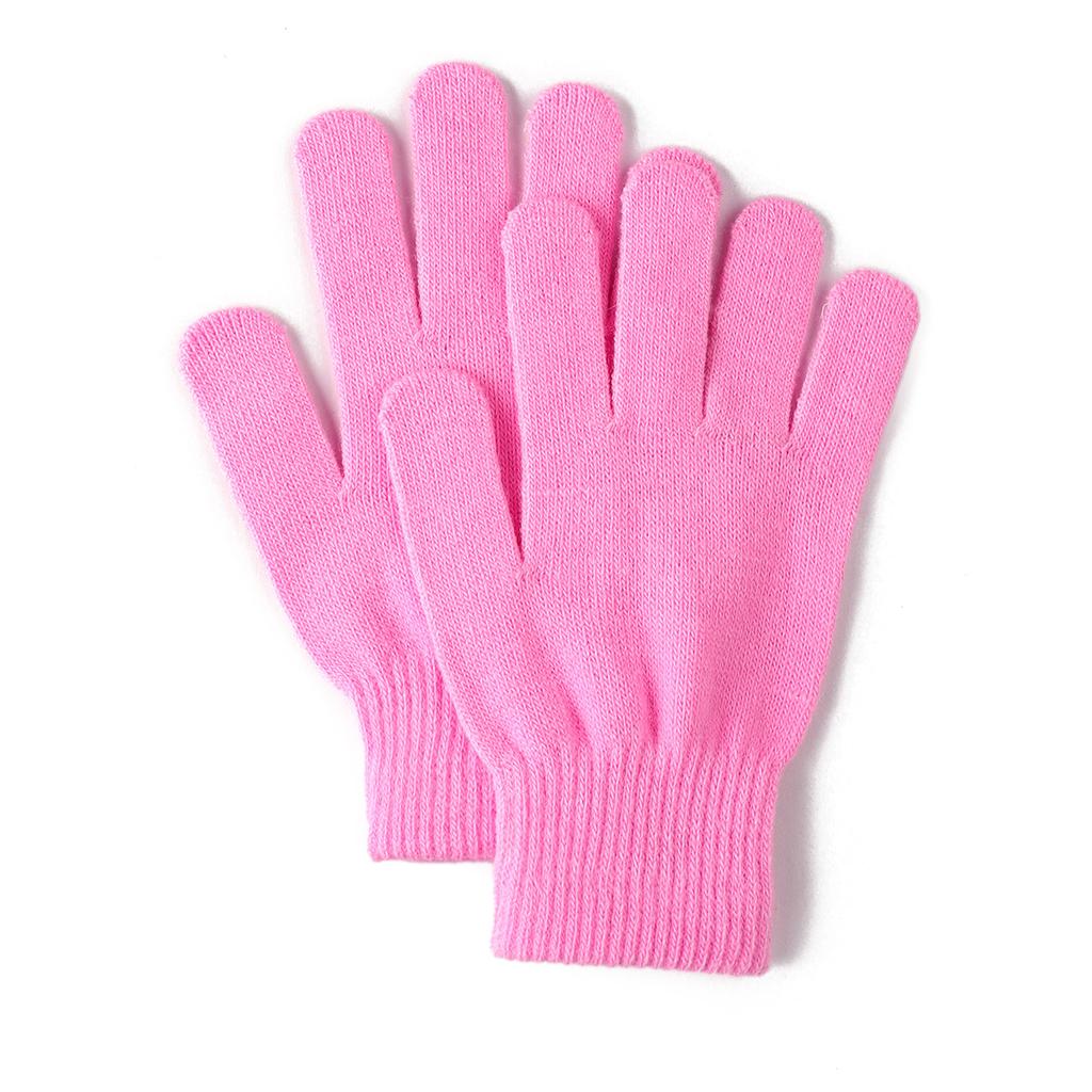 Warm Solid Color Gloves, Cold Resistant Knitted Gloves, Unisex Cycling Gloves