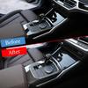 Для BMW 3 4 Серии G20 G28 G22 2020-2026 ABS Карбоновое волокно Автомобильная центральная консоль Панель переключения передач Рамка Накладка Декоративные Автоаксессуары
