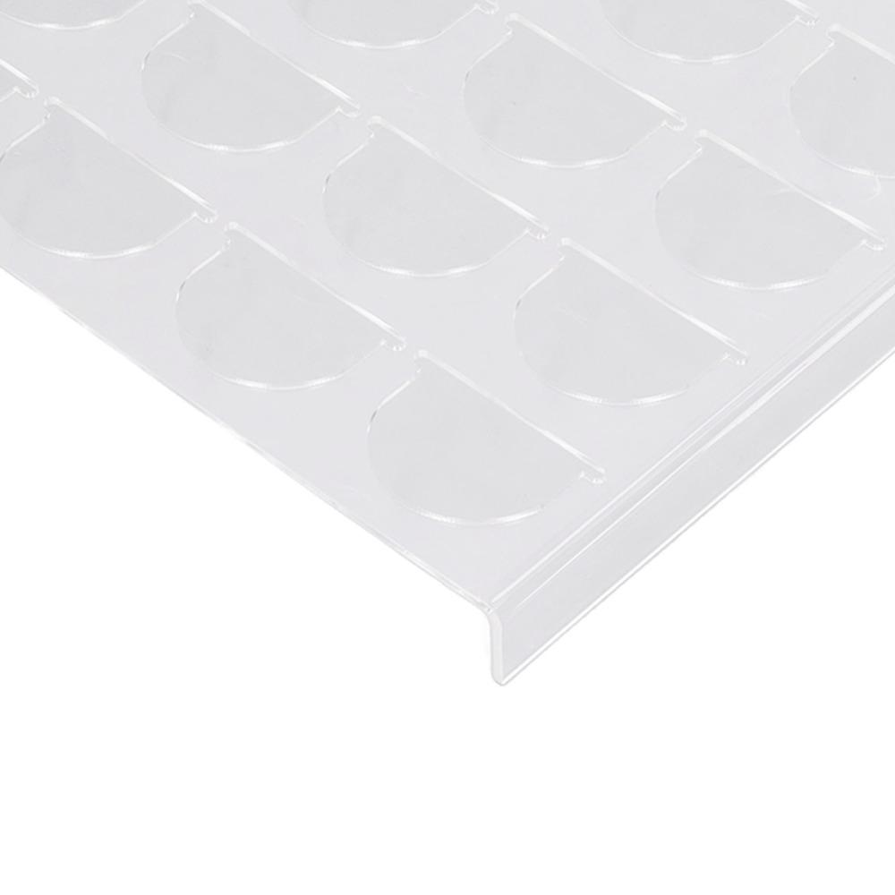 Clear Plastic Coffee Pod Storage Tray Holds 25 Capsules Capsule Storage Drawer  For Kitchen