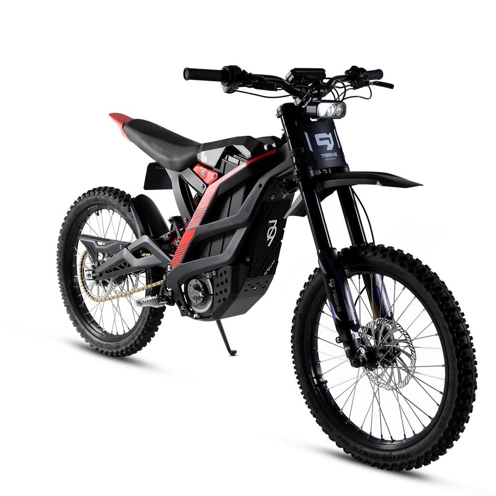 79BIKE Electric Motorcycle 5000W Motor Power 72V35AH Battery 19 * 1.4-inch Tires Maximum Speed 85KM/H Range 100KM Off-road Mountain Electric Bicycle