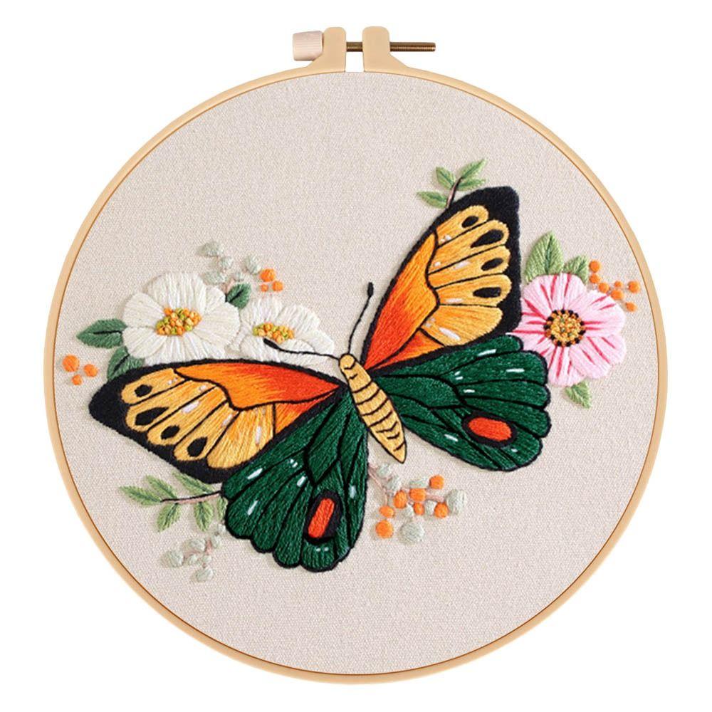 Игла Нить Швейные Принадлежности Иглопробивная Вышивка Цветами Вышивальный Пяльцы Набор для Вышивания Крестиком