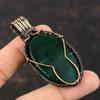 Green Fire Labradorite Pendant Copper Wire Wrapped Jewelry Handmade Brand New Pendant Unique Copper Design Pendant Gemstone Pendant For Gift