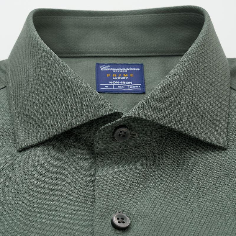 CAMICISSIMA Men's Slim Fit Long Sleeve Shirt