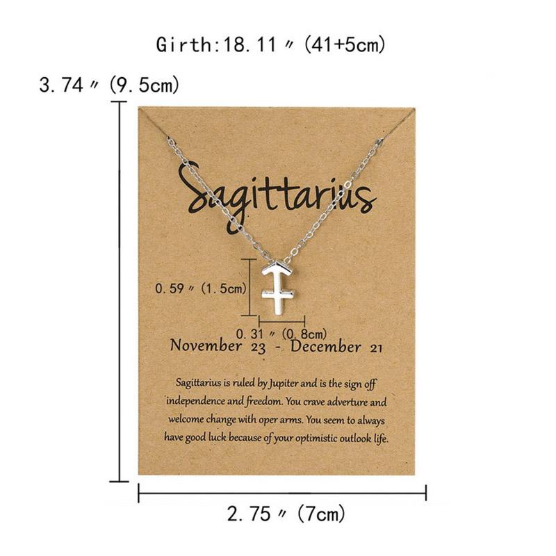 12 Созвездие Двухцветный Знак Зодиака Скорпион Ожерелье Подвеска Лев Подвески Ювелирные Изделия Подарки Ювелирные Изделия Колье Овен Рак