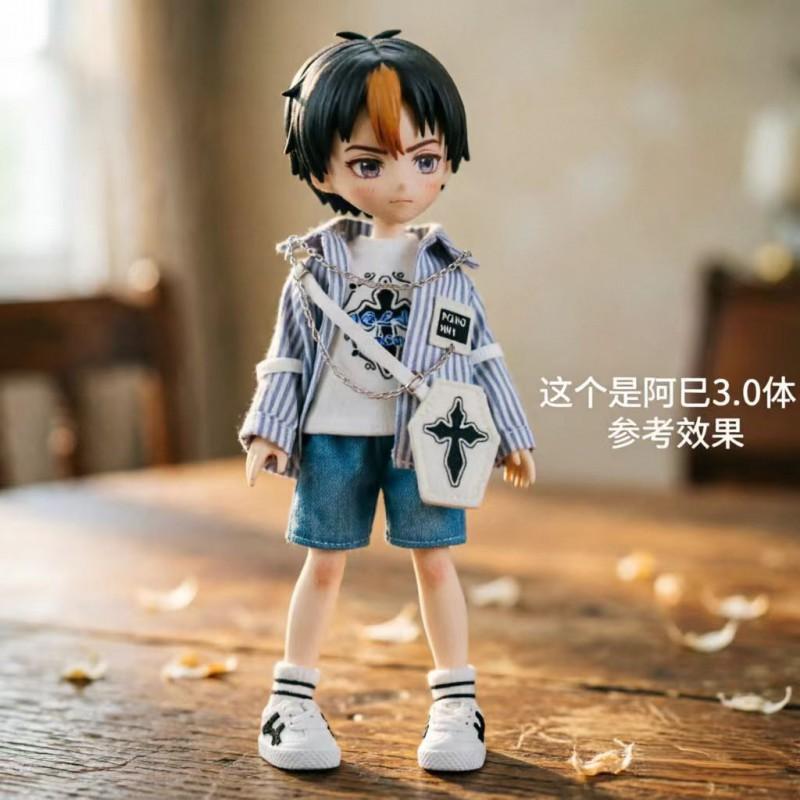 OB11 BJD Doll Outfit 5-Piece Casual Scholar Set Aby 2.0 3.0 12-inch Dolls