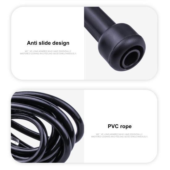 ПВХ скакалка Легкая износостойкая скакалка против запутывания для ребенка
