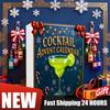 24PCS 2D Flat Cocktail Ornaments Advent Countdown Calendar 2D Cocktail Ornaments Advent Countdown Calendar Xmas Surprise Gifts