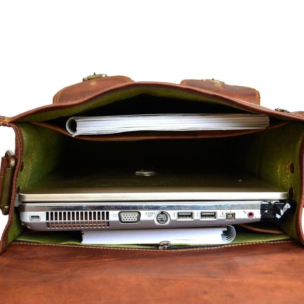 Handmade New Vintage Men's Leather Backpack Bag Genuine Laptop Rucksack Travel