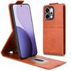 Для Oppo Reno14 Pro 5G (Глобальный) Подставка Чехол Магнитная застежка Вертикальный откидной Кожаный чехол для телефона с держателем для карт
