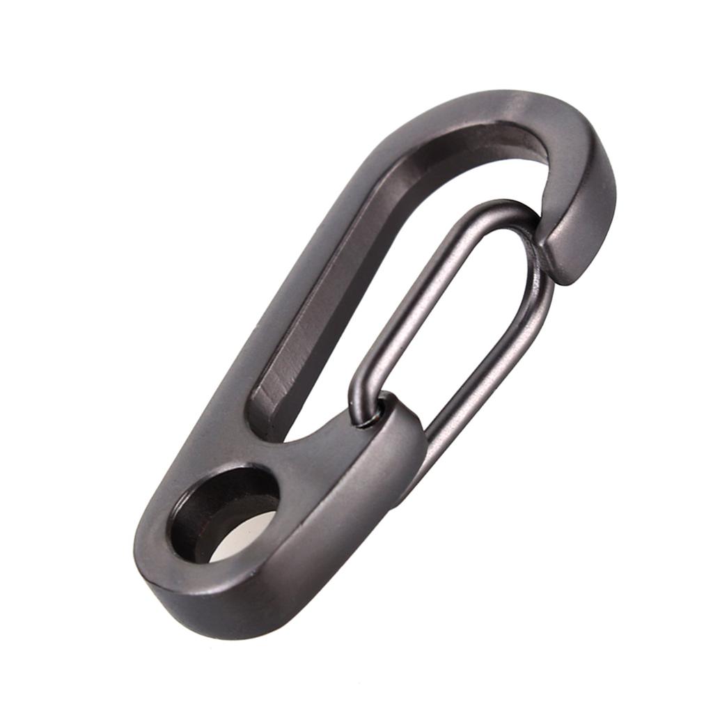 Outdoor Camping Hiking Carabiner Hook Stainless Steel Keychain Buckle