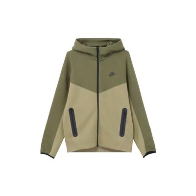 Мужская толстовка с капюшоном из технического флиса Windrunner оливково-зеленая FB7922-276