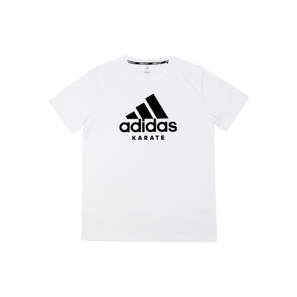 adidas Круглый вырез, легкая дышащая эластичная свободная спортивная быстросохнущая футболка для мужчин, топы, черный цвет ADICTKP-WB