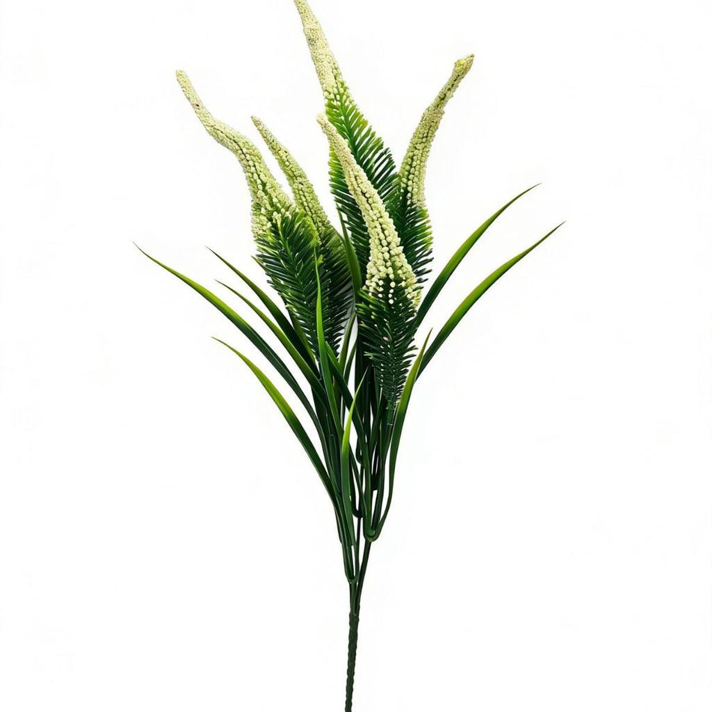5-Head Foxtail Grass Artificial Flower for Home Decor & Outdoor Photography Props