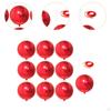 10 Count Foil Balloons 22 Inch Unique Round Props for Celebrations