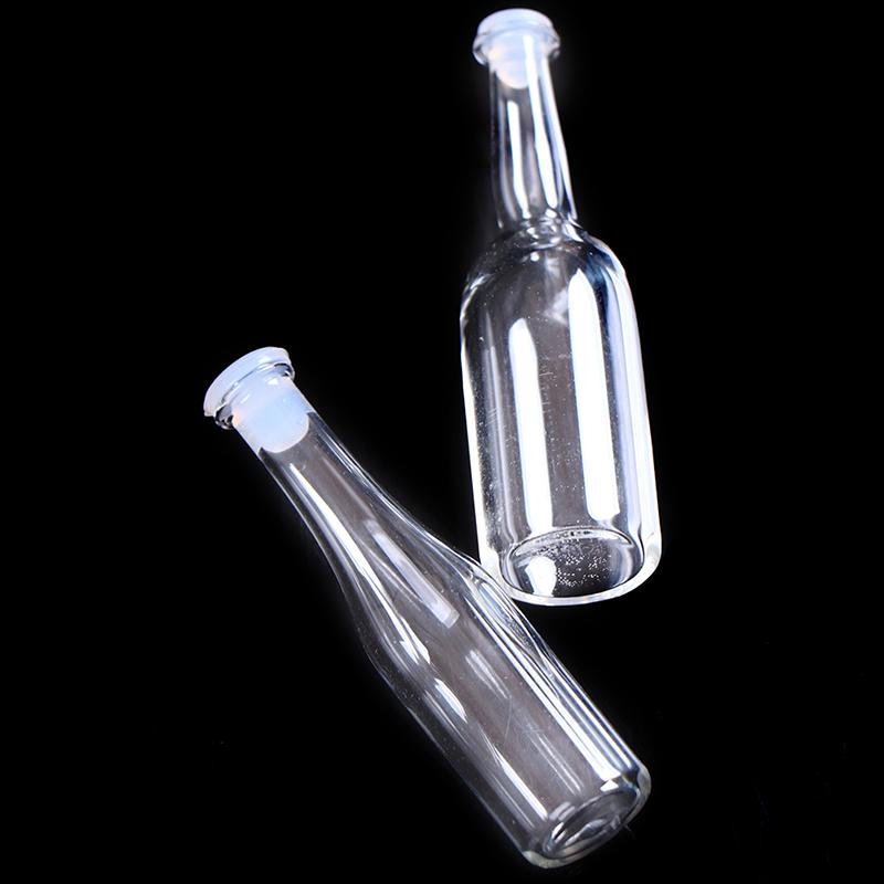 3шт 1: 12 Кукольный домик Миниатюра Стеклянная Бутылка Кухня Гостиная Аксессуары